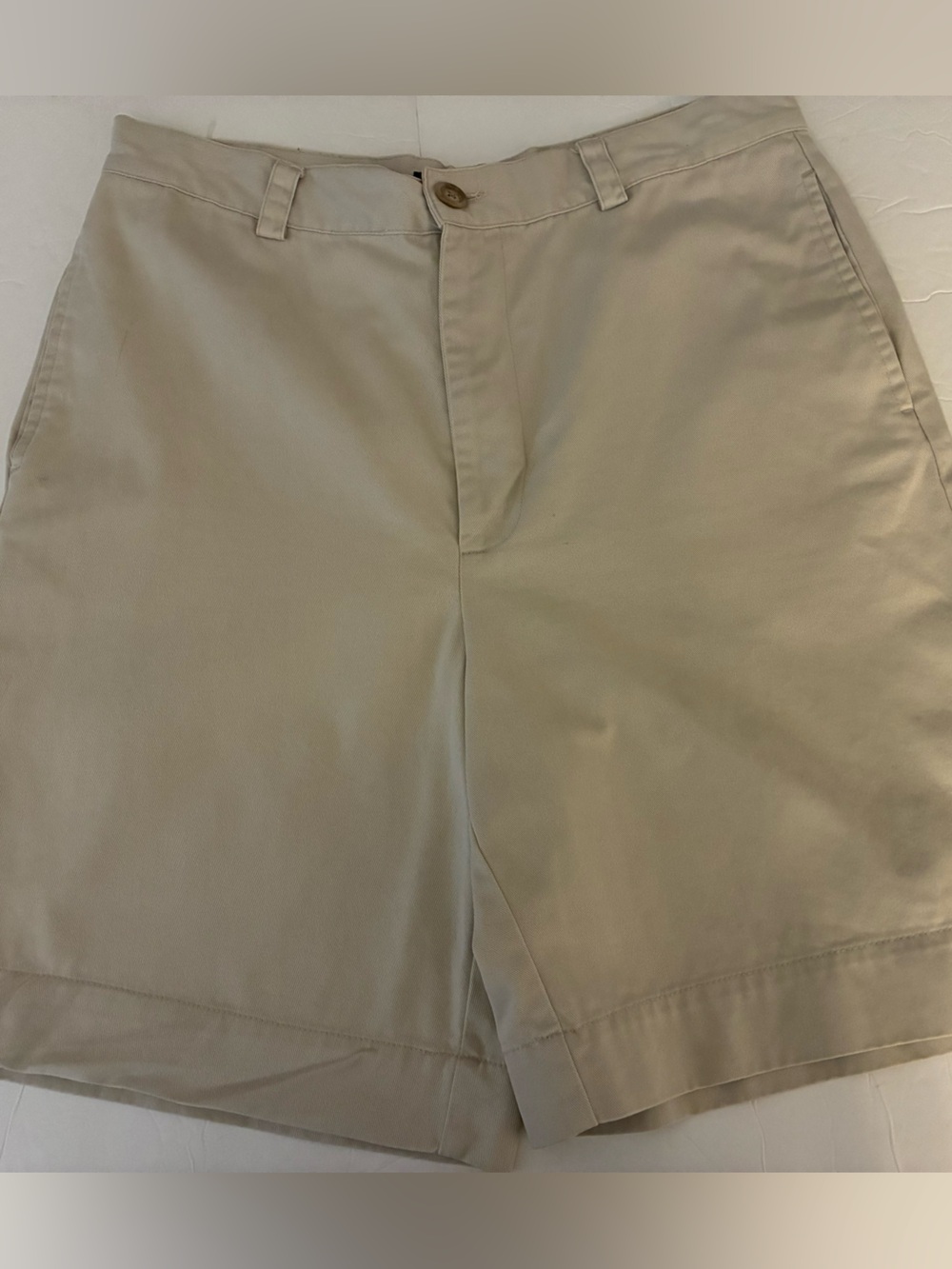 Vintage Banana Republic Women Khaki Bermuda Shorts 12 Preppy Casual Beach